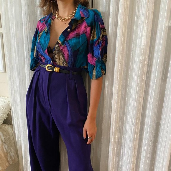 SOLD Vintage Cascais Abstract Short Sleeve - Picture 7 of 10